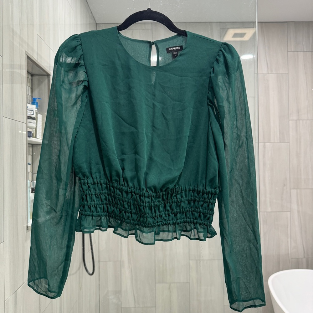 Green express blouse - Picture 1 of 3